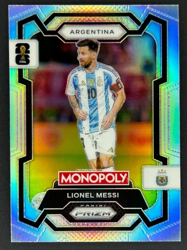 2026 Panini Monopoly Prizm FIFA World Cup '26 Silver Prizm Lionel Messi #1