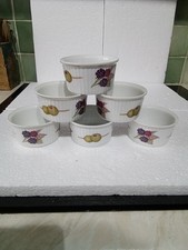 Royal Worcester Evesham Oven To Table Ware 6 X Ramekins H2in Diameter 3in