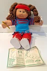 🥬 Vintage 1985 Cabbage Patch Kids Workout Exercise Doll w Crayon & Paper