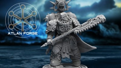 Wai Toa Captain (Atlan Forge/Tabletop Game Miniatures/Compatible with 40K)