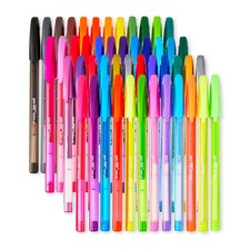 Pen Gear Gel Stick Pens, Medium Point, 0.7 mm, Assorted Colors, 48 Count