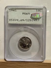 1941 Mercury Dime PCGS MS65 GOLD CAC OGH Old Green Holder Premium Gem BU