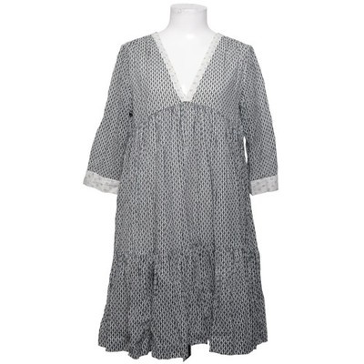 Ba&sh, Kleid, Größe: M, Schwarz/Weiß, Baumwolle, Sonstiges, Damen #coy