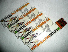 Vintage Dixon Ticonderoga No 2 Soft Pencils 1388 Full Box Lot of 5 Made In USA
