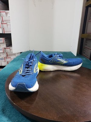 Brooks Glycerin 20 Shoes size 9.5 mens Blue Running Gym Logo 1103821D482