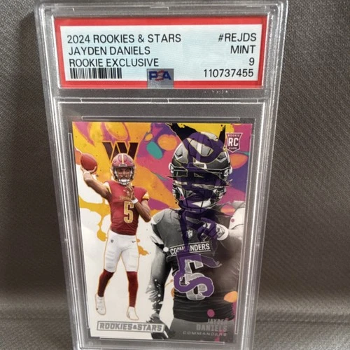 2024 Panini Rookies & Stars Rookie Exclusive Jayden Daniels #RE-JDS PSA 9