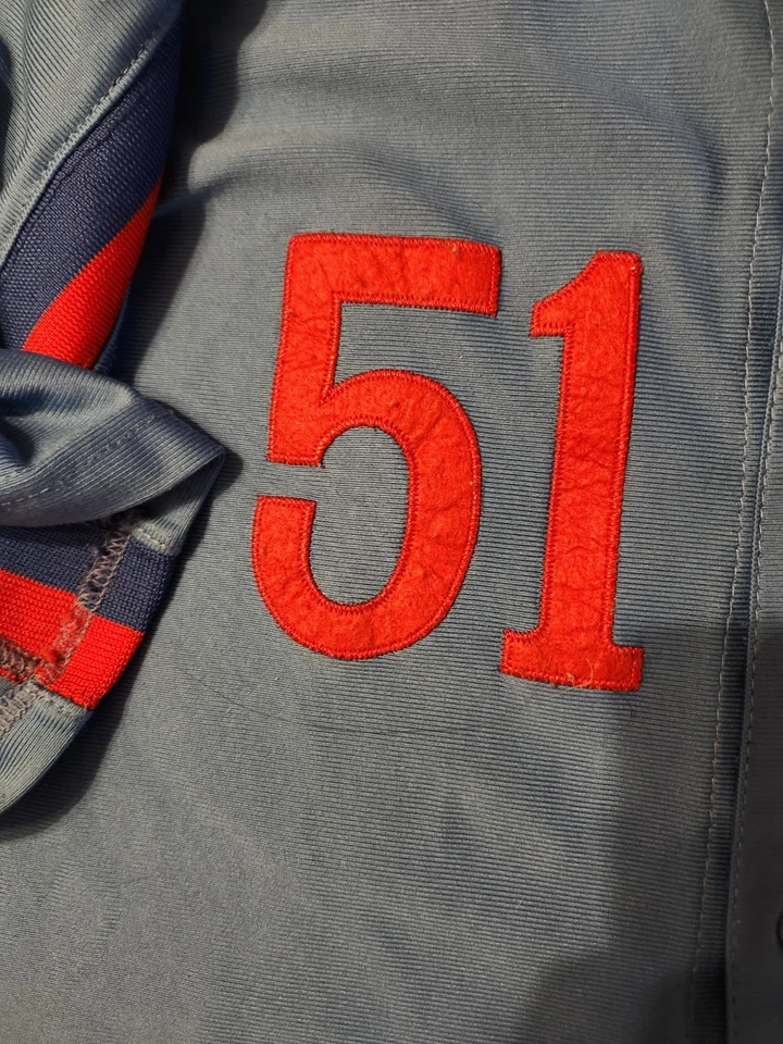 Randy Johnson 1982 Montreal Expos Cooperstown Blue Jersey w/ All Star Patch - Image 2 of 4