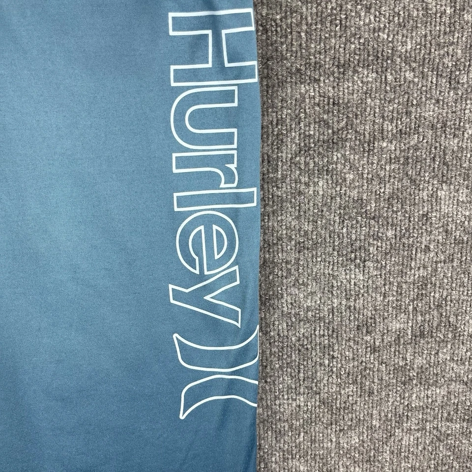 Pantalones Hurley para hombre grandes bolsillos azules cintura elástica ligera Foto 2 de 4