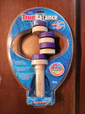 True Balance Handheld Wooden Toy by Excite ''STEM'' Coordination New/Sealed Purple