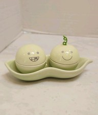 Hallmark Ceramic First Tooth  First Curl Baby Keepsake Holder Two Peas in a Pod