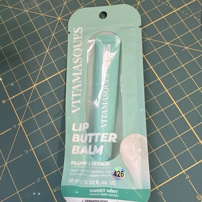 Vitamasques Lip Butter Balm Sweet Mint Plump & Repair Non-Tinted New