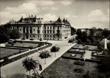 RPPC Building Rimavska Sobota Slovakia vintage postcard b280
