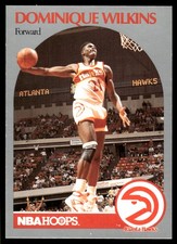 Dominique Wilkins 1990-91 Hoops #36 Hawks NBA READ FREE SHIPPING AutographDen
