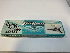 Vintage KeilKraft Flying Scale Models F4D Skyray Balsa Free Flight Airplane Kit