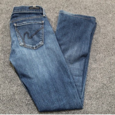 Citizens of Humanity Emanuelle Slim Bootcut Jeans Womans Size 27 Blue Denim