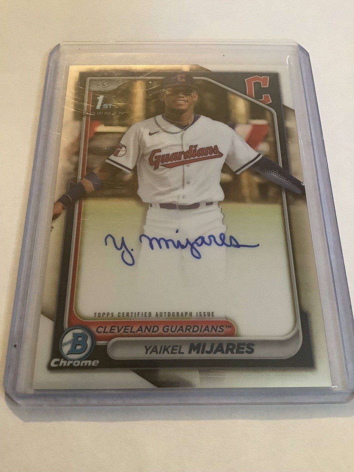 2024 Bowman Chrome Yaikel Mijares Auto 1st #CPA-YMI Guardians