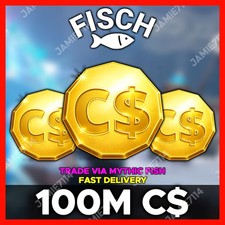 FISCH 🐟 100M Coins C$ Via Mythic Fish‼️CHEAP & FAST SERVICE ‼️