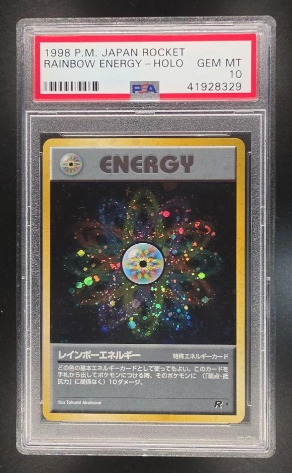 25+ Energy Pokémon TCG Grade 10 Japanese Individual Collectible