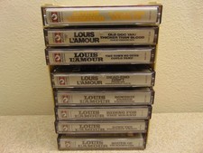 Lot of 32 Louis L'amour Western Audio Books on Cassette Tapes