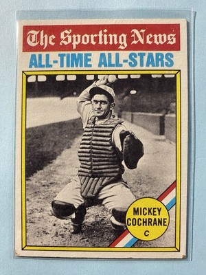 1976 Topps - The Sporting News AllTime All-Stars Mickey Cochrane #348