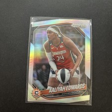 2025 Panini Prizm WNBA #94 Aaliyah Edwards Silver Prizms