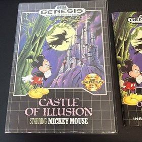 Castle of Illusion Starring Mickey Mouse (Sega Genesis, 1990) Cib Complete