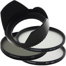 Filtro Multicoated UV 82 mm 82mm + Skylight + Polarizzatore Circolare + Paraluce