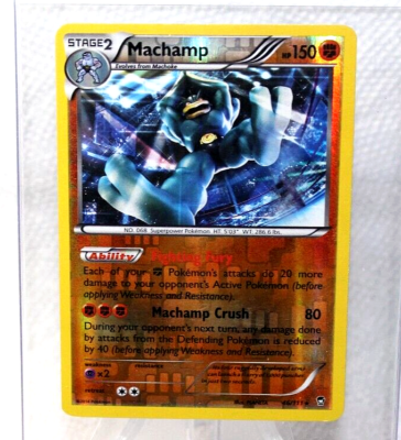 Machamp HP150 2014 Collectible *Reverse Holo* Pokemon Trading Card