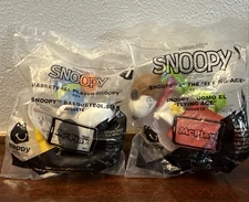 2018 McDonald's Peanuts Snoopy Basketball Player & The 'Flying Ace' toys, new
