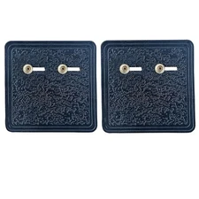 Wrestling Belt Wall Hanger Mount, Universal Belt Black Leather Heavy-Duty 2 Pcs