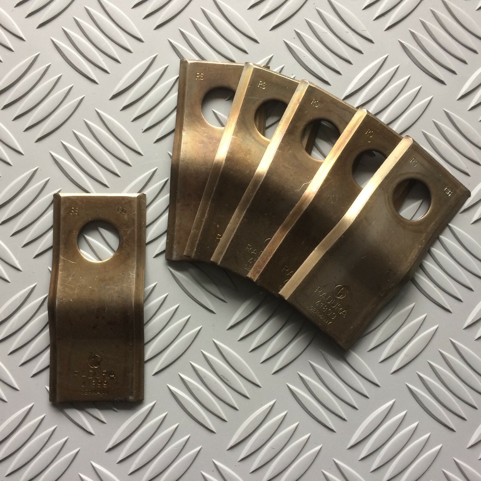 PZ, Bamford, Claas, Fahr, Krone, MF Mower Blades, Drum Mower, 6 pack