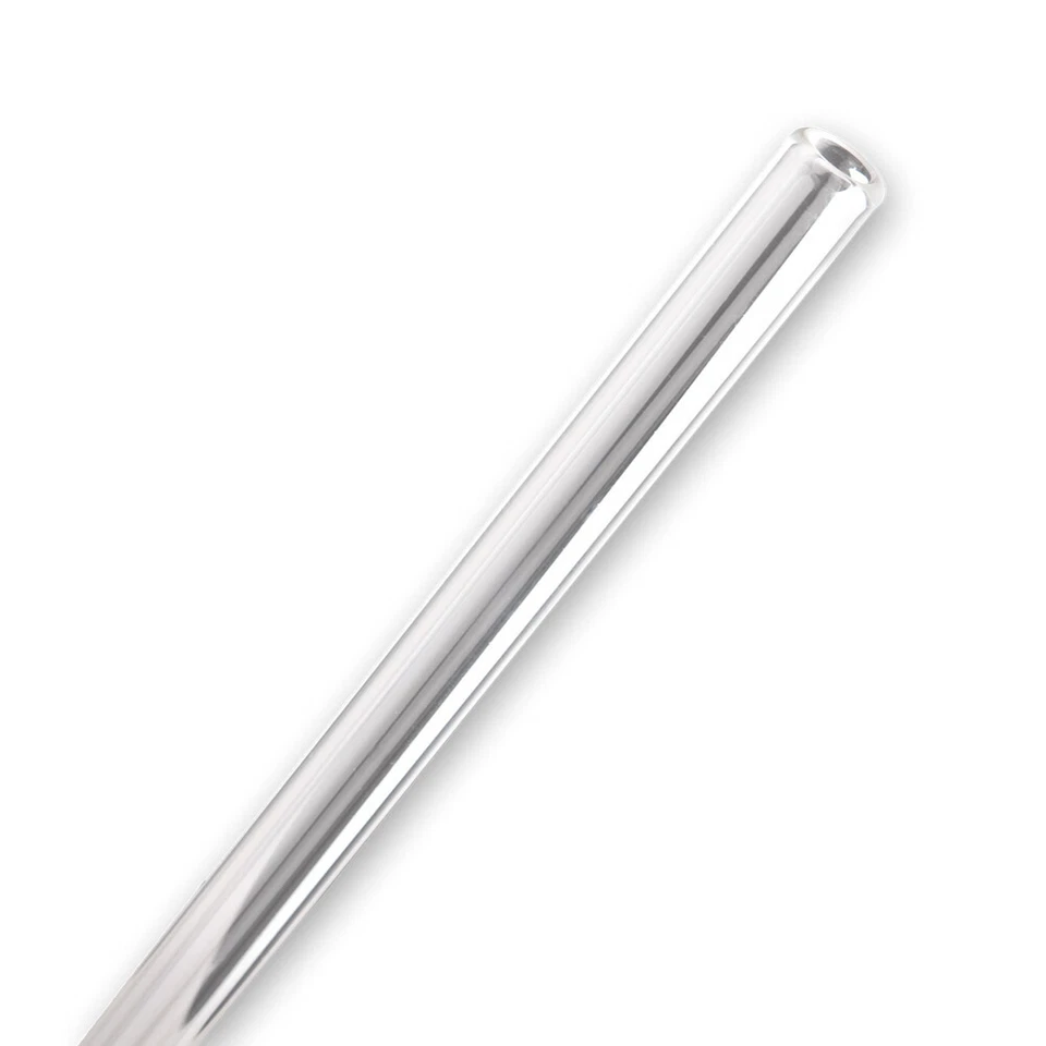 Schramm® 10 Stück Glas Strohhalme gerade wiederverwendbare Trinkhalm transparent - Bild 3 von 3