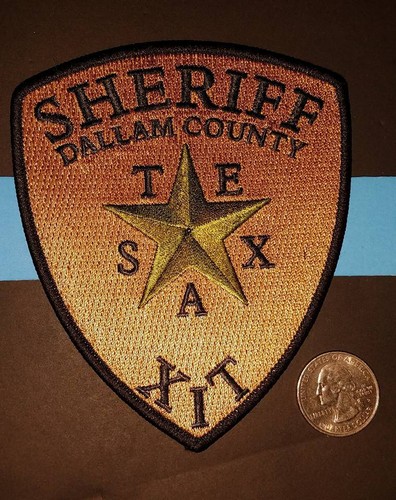 tx texas dallam county sheriff patch law enforceme