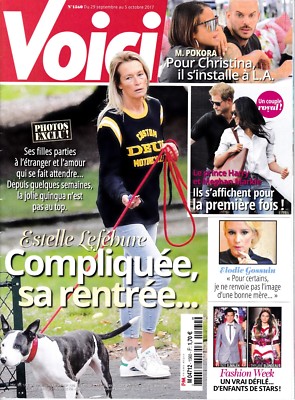 VOICI Nr. 1560. Okt 2017. LEFEBURE. PRINZ HARRY. POKORA. GOSSUIN.KIM KARDASHIAN 