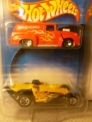 Walgreen's Exclusive Hot Wheels 2 Pack '56 FORD PANEL +