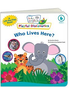 BABY EINSTEIN PLAYFUL DISCOVERIES : WHO LIVES HERE (BABY By Scholastic **Mint**