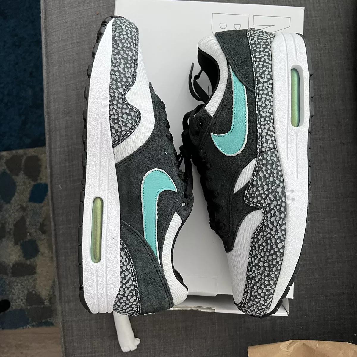 risico verdieping duidelijk Nike Air Max 1 By You Atmos Elephant Custom Shoes Size US Mens 12 / Womens  13.5 | eBay