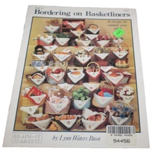 Bordering On Basketliners Pattern Book Counted Cross Stitch Lynn Waters Busa