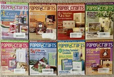 Paper Crafts Magazines, 8 issues, 870 pages