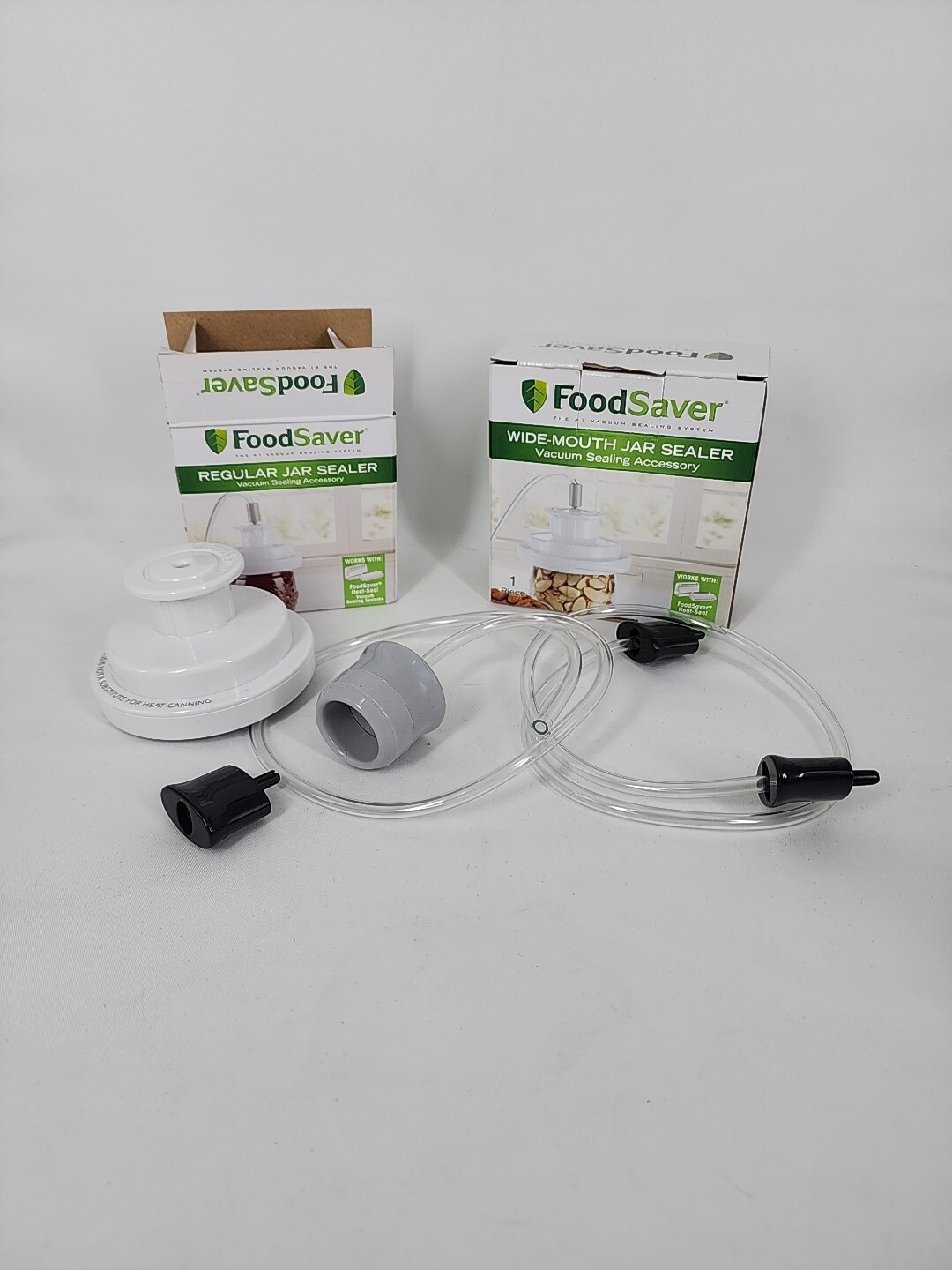 FoodSaver Vacuum Sealer Wide & Regular Mouth Mason Jar, SEALER, Food