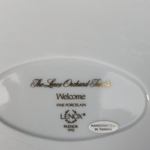 Set of 4 Lenox Orchard Trivets Porcelain Lemon Apple Grapes Pineapple 24K  - Picture 4 of 12