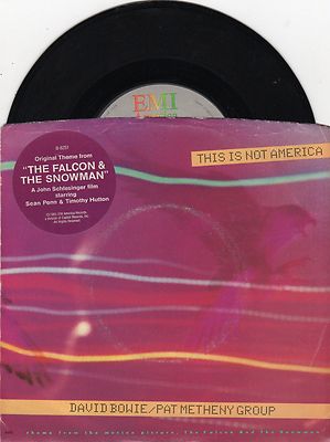 David Bowie & Pat Metheny- This is Not America (VG+) | eBay