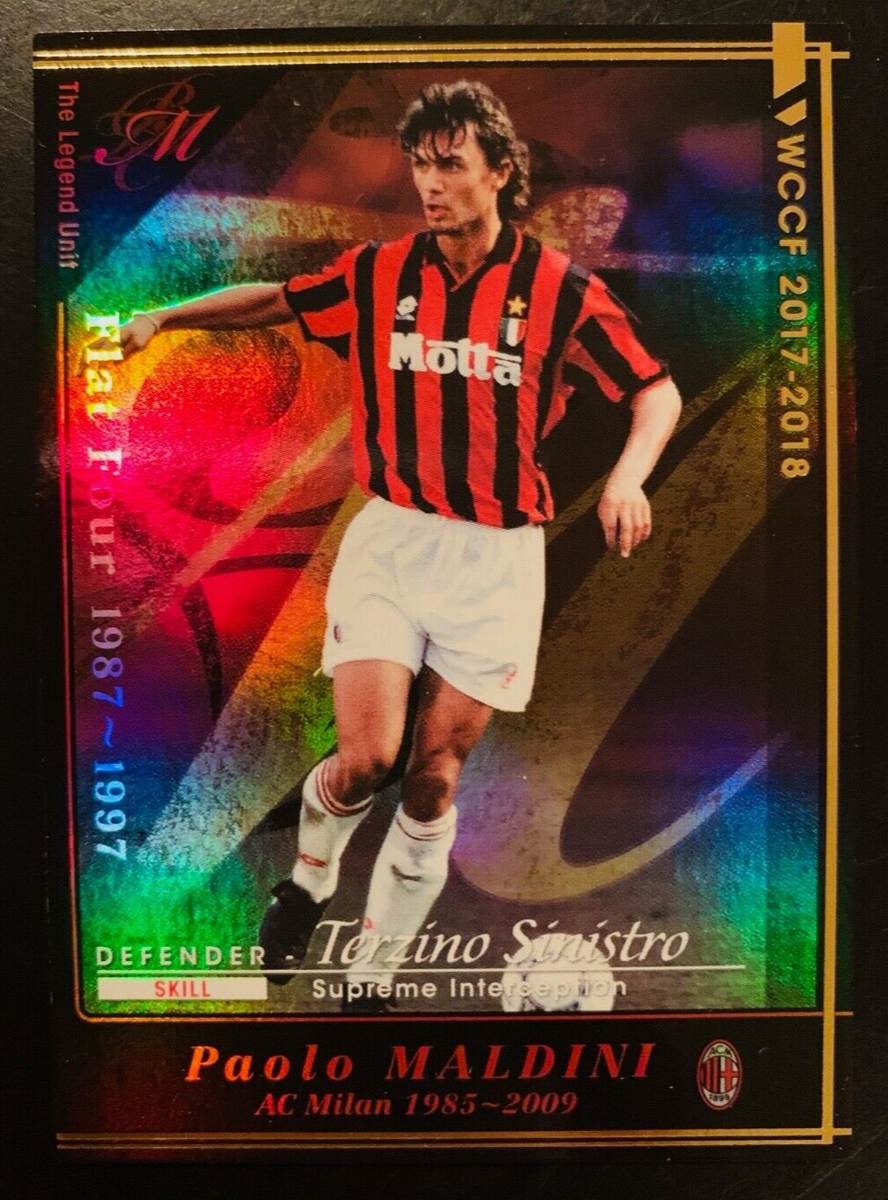 2017-18 Panini SEGA WCCF The Legend Unit Paolo Maldini AC 2017-18 Panini SEGA WCCF The Legend Unit Paolo Maldini AC