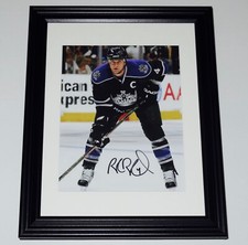 ROB BLAKE AUTOGRAPHED 8X10 COLOR PHOTO (FRAMED & MATTED) - LOS ANGELES KINGS!