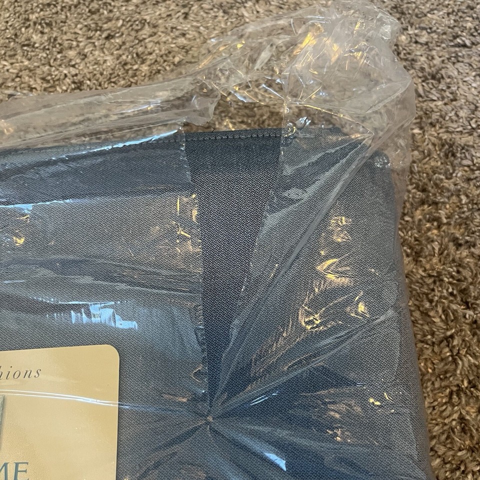 VTG JC PENNEY HOME COLLECTION SUPREME Sash Scarf Valance Slate Blue 21”W x 216”L eBay