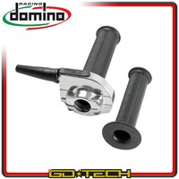 Gasgriff Schnell Domino HF Poliert Aluminium Tommaselli Mit Handgriffe Motorrad