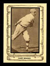 1983 Cramer Baseball Legends #93 Chief Bender Athletics HOF NM Card *D965