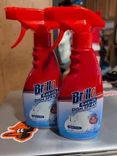 Brillo Basics Fresh Scent 3X Action Dish Soap Spray - 10 oz/295ml - 2 Bottles