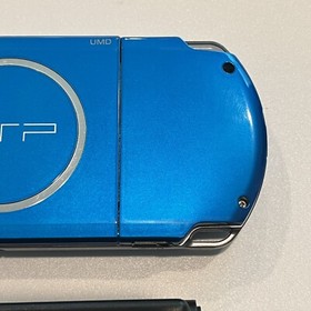 VIBRANT BLUE PSP 3000 System w/ Charger, Battery, 64gb Memory Card Bundle Import