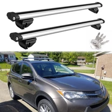 53" Aluminum Car Top Roof Rack Cross Bars Cargo Luggage Carrier For Toyota RAV4